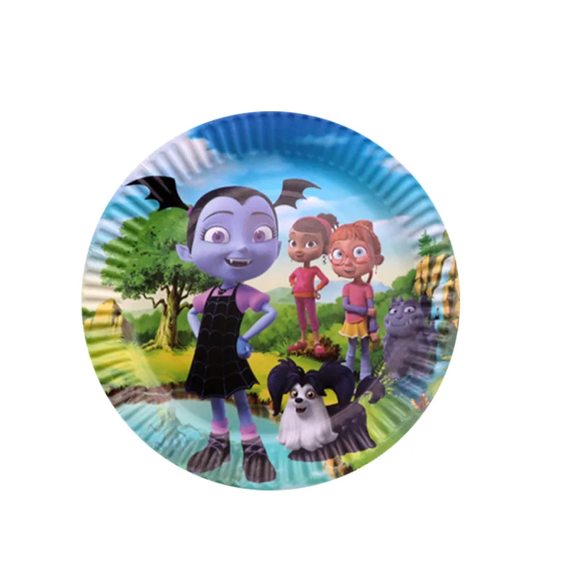 Vampire Girl Halloween Theme Birthday Party Decoration Paper Pup Plate Banners Balloon Set Baby Shower Supplies Decor | Дом и сад