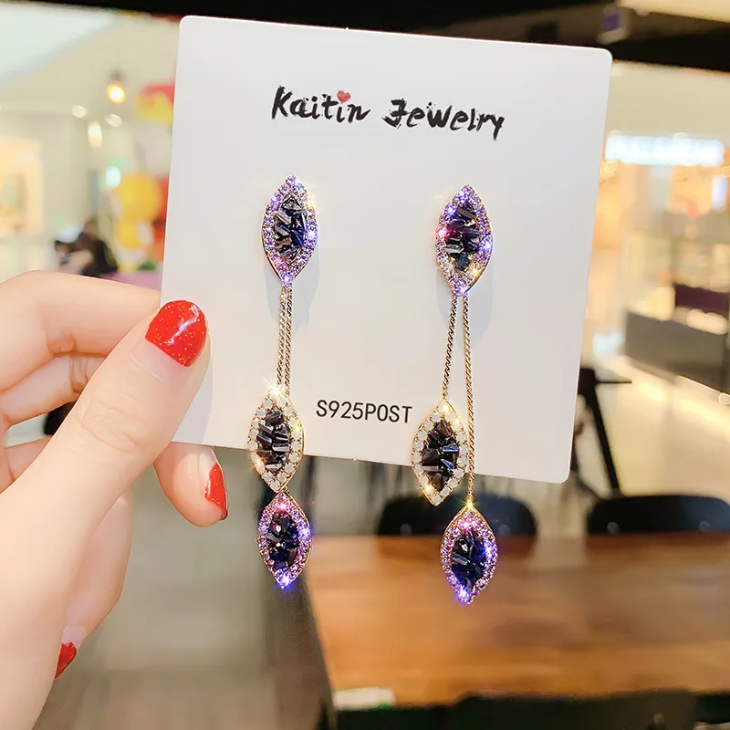 Женские серьги с кисточками из Pendientes Aretes де Mujer De Moda 2021 новый длинный в винтажном