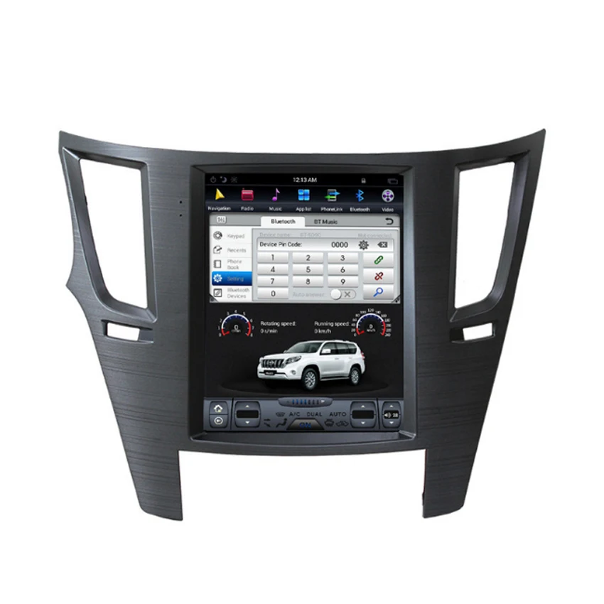 Для Tesla style Android 9,0 Автомобильный gps навигатор для Subaru Legacy Outback 2009 2010~ головное устройство Мультимедиа Радио магнитофон