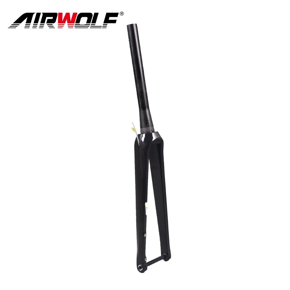 AIRWOLF углеродная дорожная вилка 700C сквозная ось 100*12 мм дисковый тормоз UD 140/160