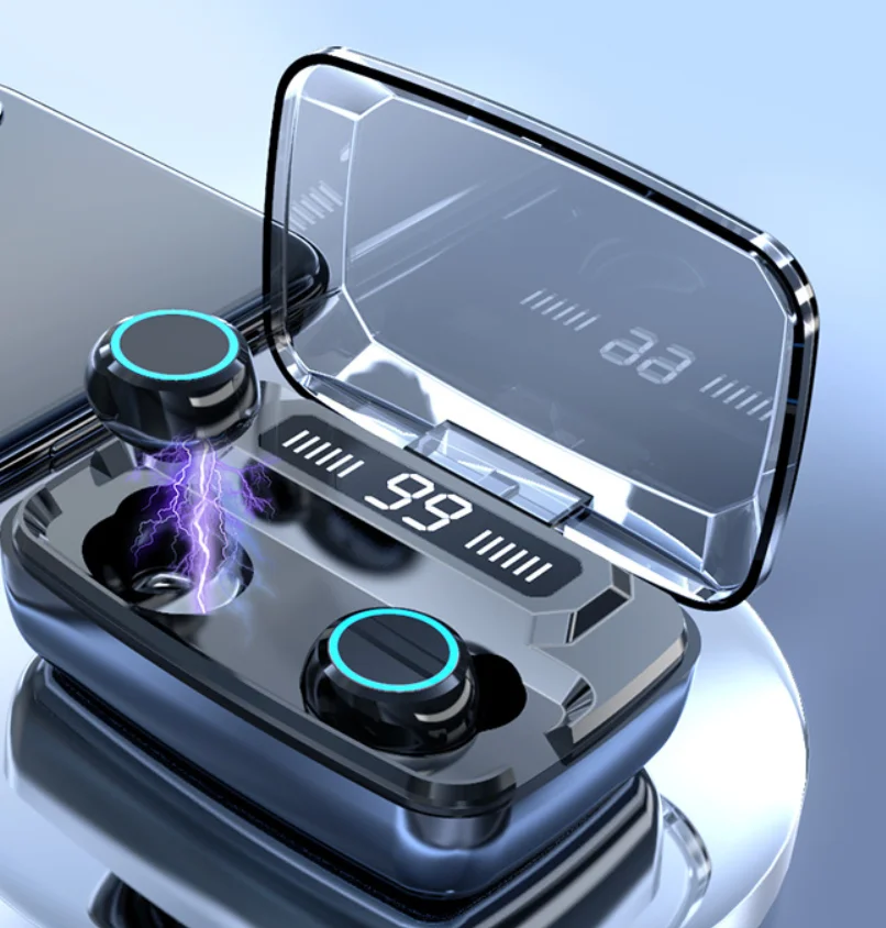 Беспроводные наушники вкладыши с поддержкой Bluetooth 5 0 TWS Hi Fi шумоподавлением