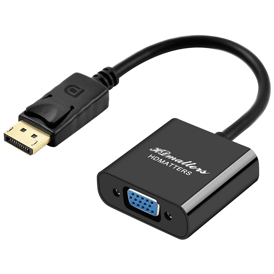 Displayport DP to VGA кабель конвертер адаптер in Женский выход для dell lenovo pc мониторы |