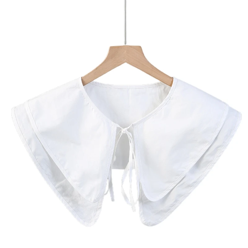 

Двухслойная шаль кукла искусственный воротник женская рубашка ложный воротник Дамская Съемная половинная рубашка лацкан