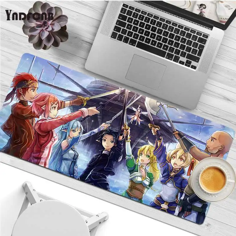 

Anime SAO Asuna Sword Art Online In Stocked Large Mouse Pad PC Computer Mat Size For Keyboards Mat Mousepad For Boyfriend Gift