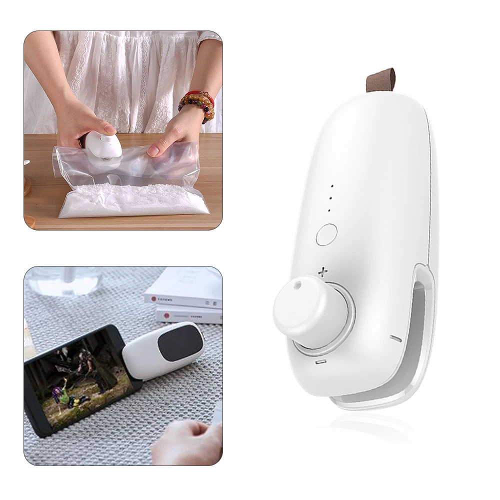 

Портативная герметизирующая машина для нагревающихся пластиковых пакетов с Usb-зарядкой, беспроводной ручной вакуумный упаковщик пищевых продуктов, Новинка