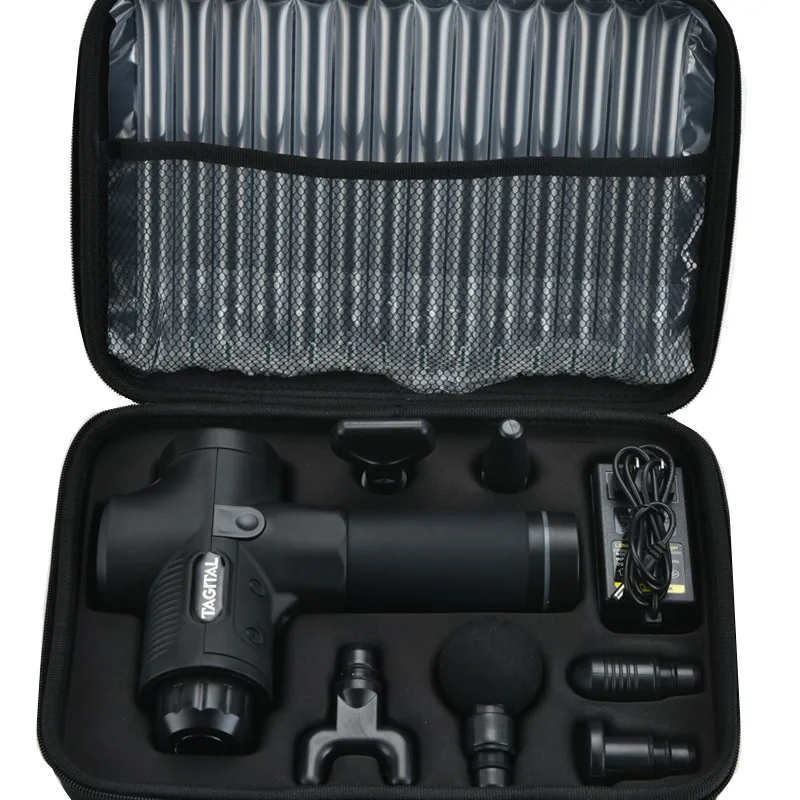 Подробная информация о 30-скоростном массажном пистолете с ЖК-дисплеем ударный