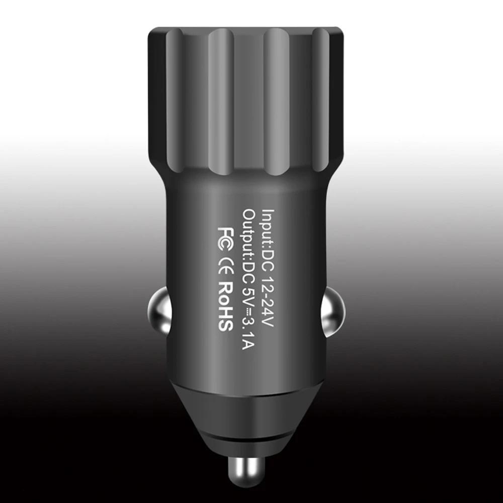 3.1A Двойная зарядка USB двухточечная дыхательная лампа для защиты автомобиля 2