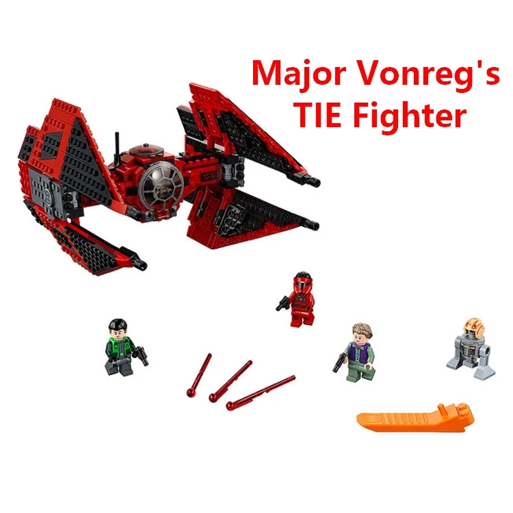 Звездные космические войны совместимые с 75240 основными моделями Vonreg TIE Fighter