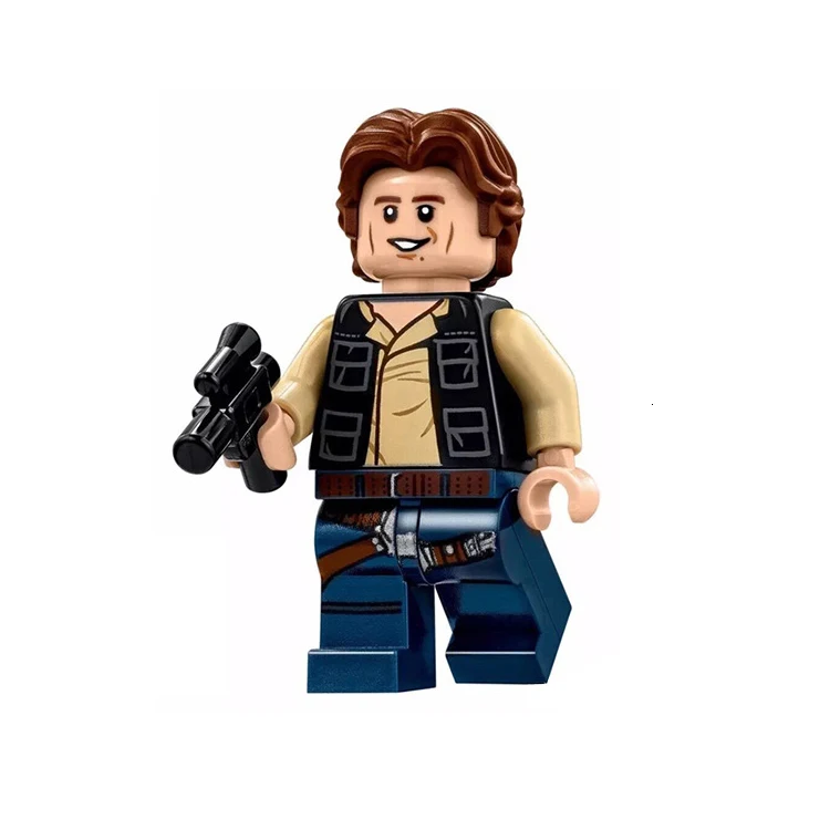 Фигурки из Звездных Войн Leia Han Solo Yoda Luke Sith Lord Darth Vader Maul Revan Dooku Sidious строительные