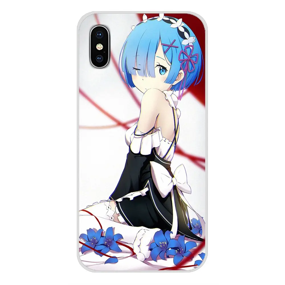 Anime ReZERO Ram Rem Accessories Phone Cases Covers For Samsung A10 A30 A40 A50 A60 A70 Galaxy S2 Note 2 3 Grand Core Prime | Мобильные