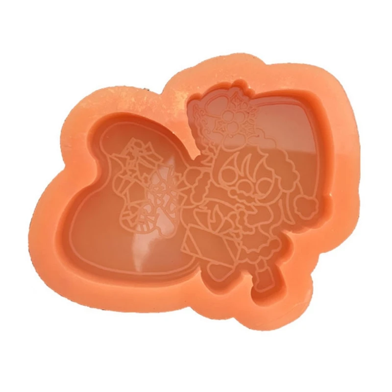 

R58E Crystal Epoxy Resin Mold Christmas Ornaments Silicone Mould DIY Crafts Decorations Casting Material Accessories
