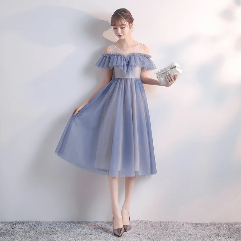 Элегантное платье трапециевидной формы длиной до колена для женщин свадебной