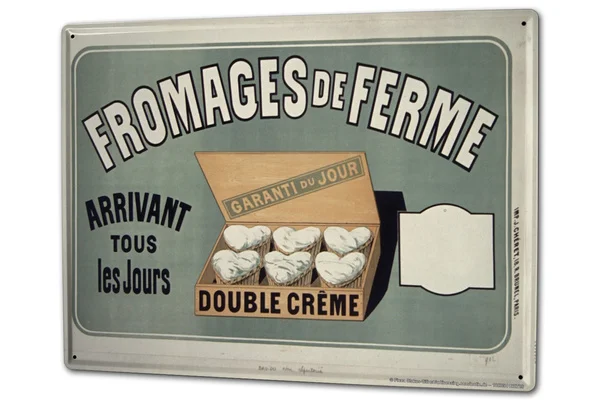 

Tin Sign Retro cheese France
