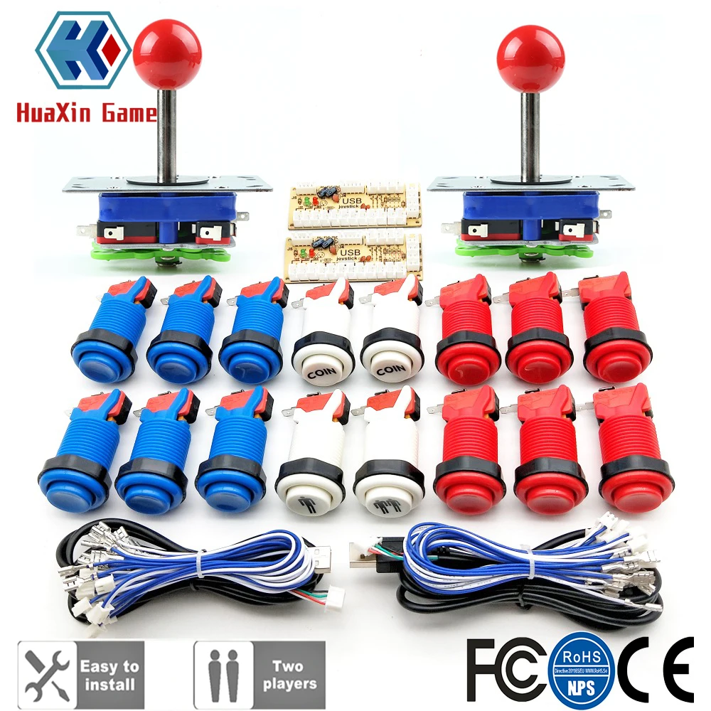 Аркадный набор для самостоятельной сборки джойстик ZIPPY в американском стиле типа