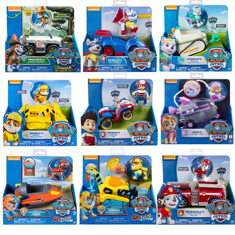 Подлинный Щенячий патруль спасательная серия аниме Аполлон трекер Эверест