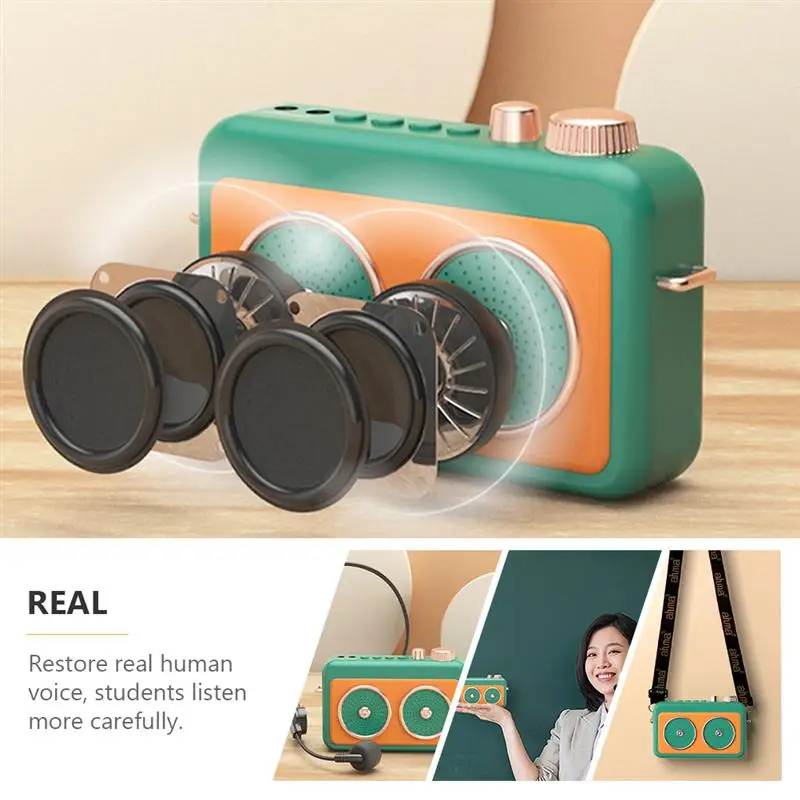 

1 Set Teacher Loudspeaker Professional Lightweight Portable Voice Amplifier