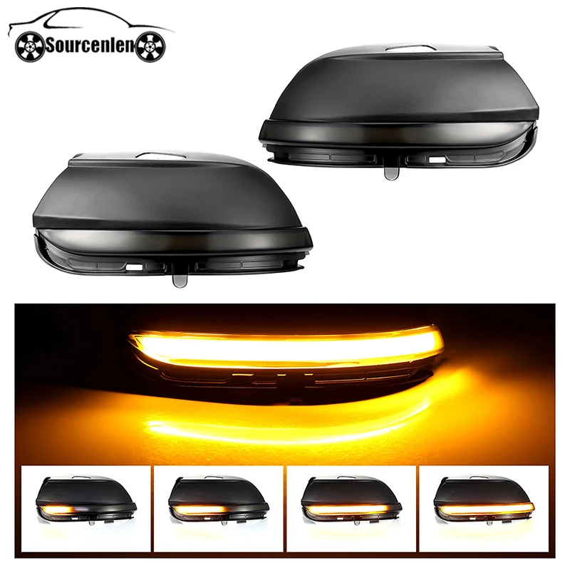 

2pcs for VW Scirocco MK3 Passat B7 CC Dynamic Mirror Indicator Blinker Side LED Turn Signal Light Sequential for VW EOS Beetle