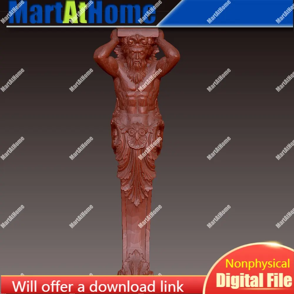 3D STL модель колонна крышка Декор ножка стола для ЧПУ маршрутизатор гравировка и