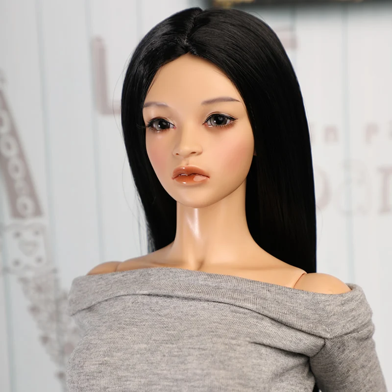 

1/3 scale nude BJD doll big girl pretty Woman BJD/SD Resin figure DIY Model Toy gift.Not included Clothes,shoes,wig A0140ashanti