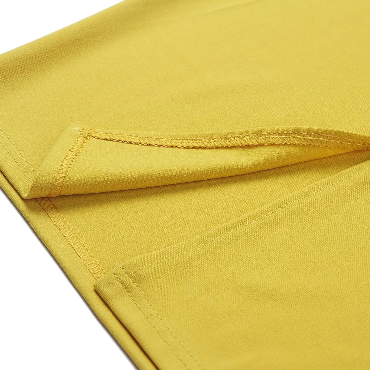 

African Summer Dress 2021 Women Africa Clothes Yellow Plus Size Knee-Length Elegant Office Ladies Africa Clothing Abaya Dresses
