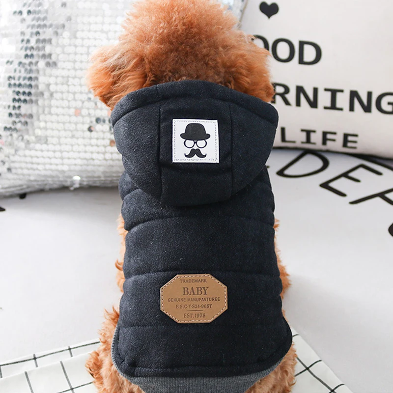 

Зимняя одежда для собак, наряд для домашних животных, теплая одежда для маленьких и средних собак, куртка для чихуахуа, свитер со щенком