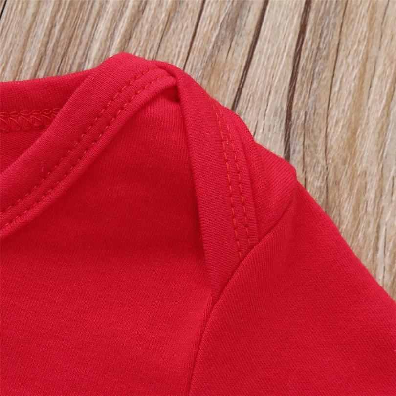 

Christmas Toddler Baby unisex bodysuit + Christmas hat set infant Cartoon Snowman Letter Print o-neck single Jumpsuit Outfit A40