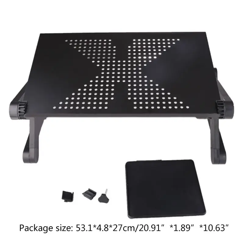

Ergonomic Folding Laptop Table Adjustable Laptop Stand Portable Desk for Laptop