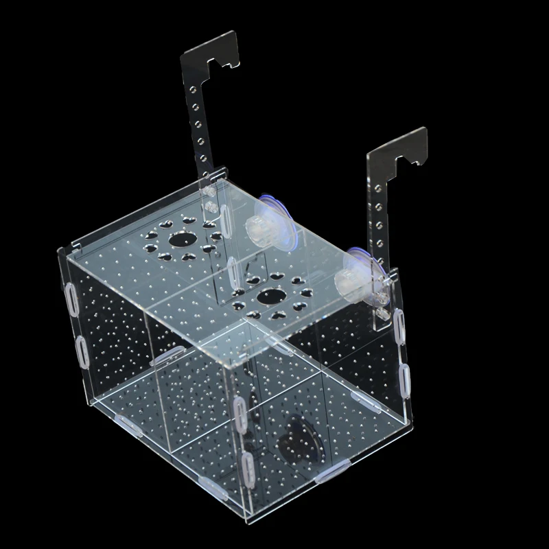 

Акриловый контейнер для аквариума, коробка большого размера для разведения рыб и фри, прозрачная изоляционная коробка, принадлежности для ...