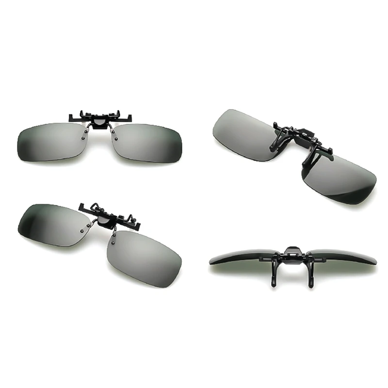 

Auto Car Goggles Anti-UVA UVB Polarized Sun Glasses Driving Night Vision Lens Clip On Sunglasses Interior Flip-up Accessories