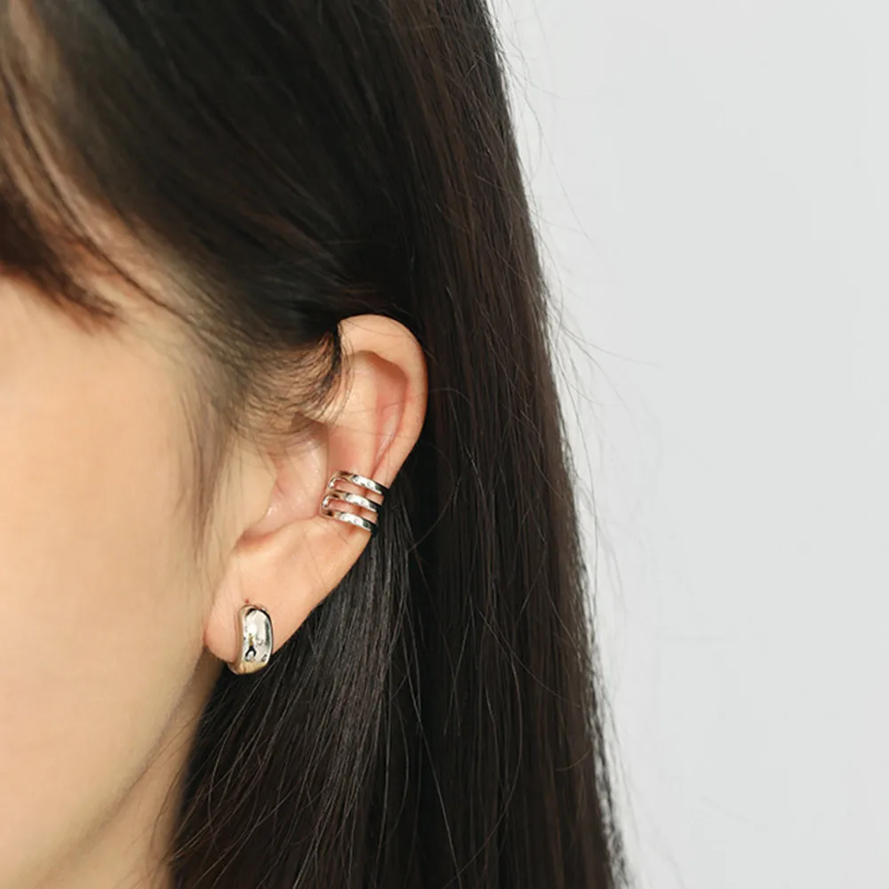 Обруч женский из серебра 925 пробы толщиной 10 мм | Украшения и аксессуары