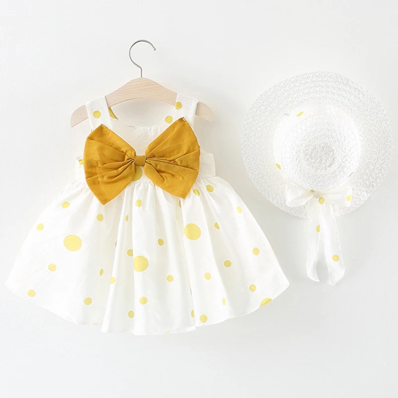 Новинка 2020 летние платья для маленьких девочек платье принцессы с большим бантом