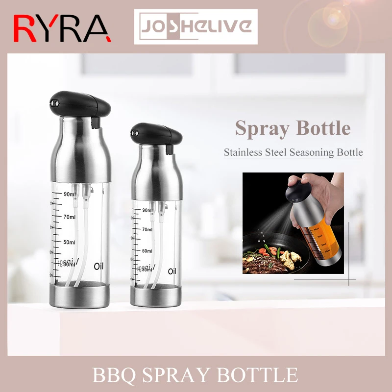 

Kitchen Baking Oil Spray Pressed Fuel Injection Bottle Empty Vinegar Bottle Oil Dispenser Barbecue Cook Tool Salad BBQ Oiler Pot