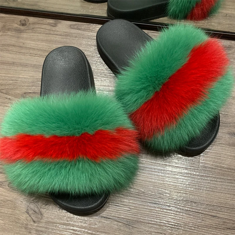 Женские меховые Шлепанцы женские Тапочки | Обувь