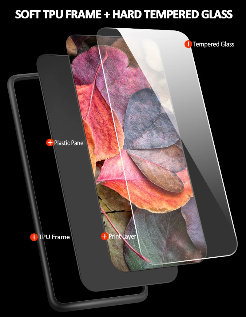 Для samsung Galaxy A10 A20 A30 A40 A50 A70 A80 A90 A6S A8S закаленное Стекло крышка J4Plus M10 M20 M30 Note9 противоударный чехол для телефона