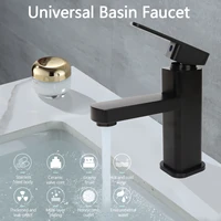 bathroom faucet deck mounted basin sink hot cold water basin mixer taps blackchrome lavatory sink toilet deck mounted tap
