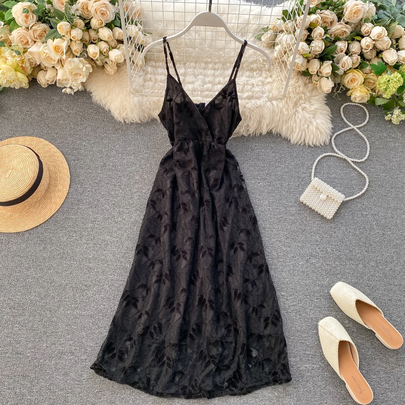 Весна 2020 женское шикарное сказочное милое кружевное длинное сексуальное платье