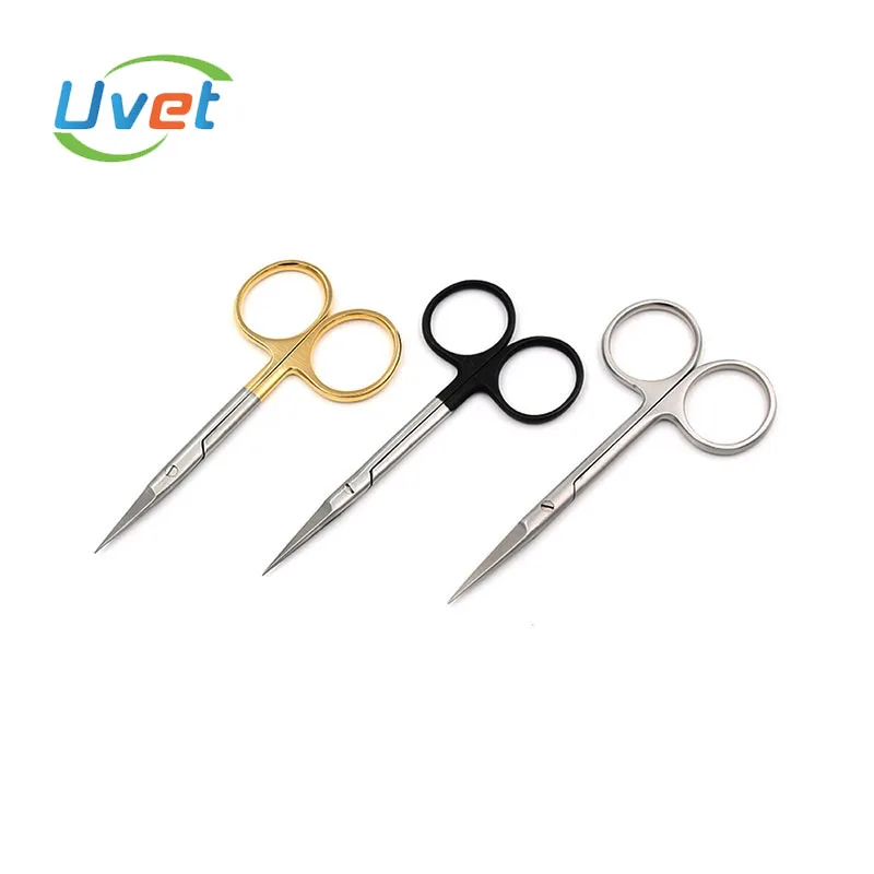 3 шт. офтальмические ножницы Нержавеющая сталь глаз для хирургии наконечник