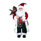 Новогодние рождественские украшения в виде Санта-Клауса, 2022, 30 см