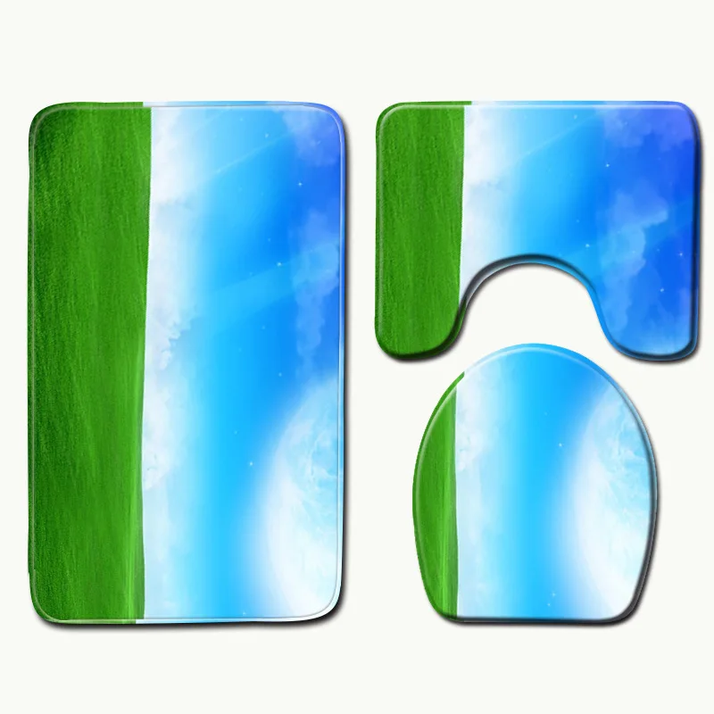 Zeegle натуральный узор ковры Нескользящие Коврики для Ванная комната душа ковер 3