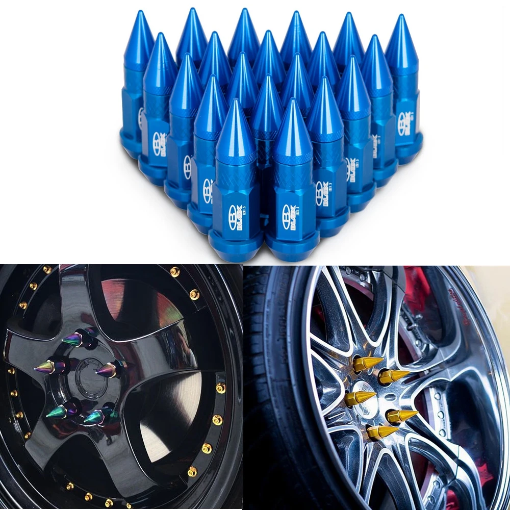 Колесные гайки Blox 20 шт. M12x1.25 / M12X1.5 из алюминиевого сплава винтовые шипы колесные