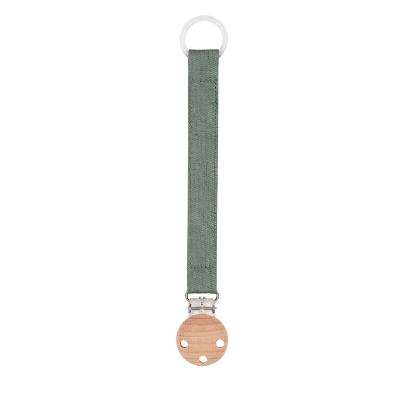 

Baby Pacifier Clip Chain for Soothers Cotton Linen Soother Dummy Holder Leash Strap Nipple Holder
