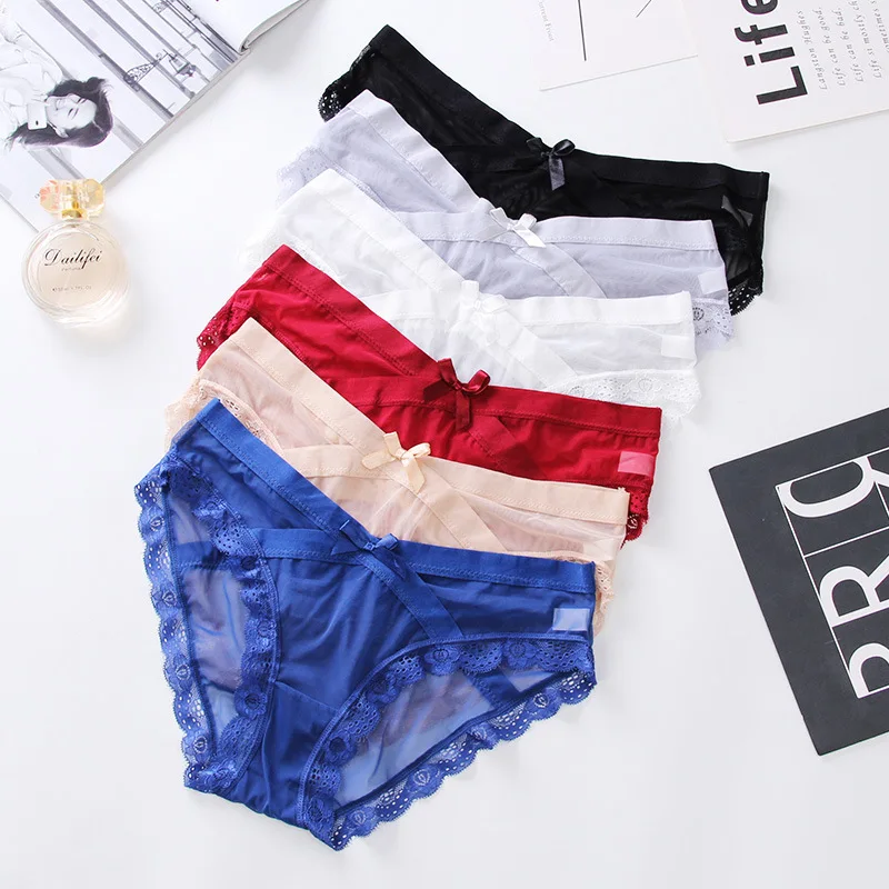 Новые сексуальные трусики плюс размер женское Прозрачное нижнее белье