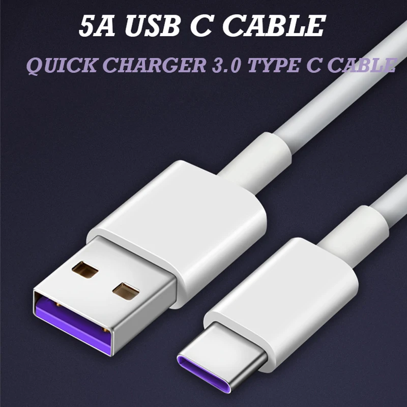 5A USB C кабель для Xiaomi mi 9 Красный 7 Note супер Зарядка путешествий быстрое зарядное