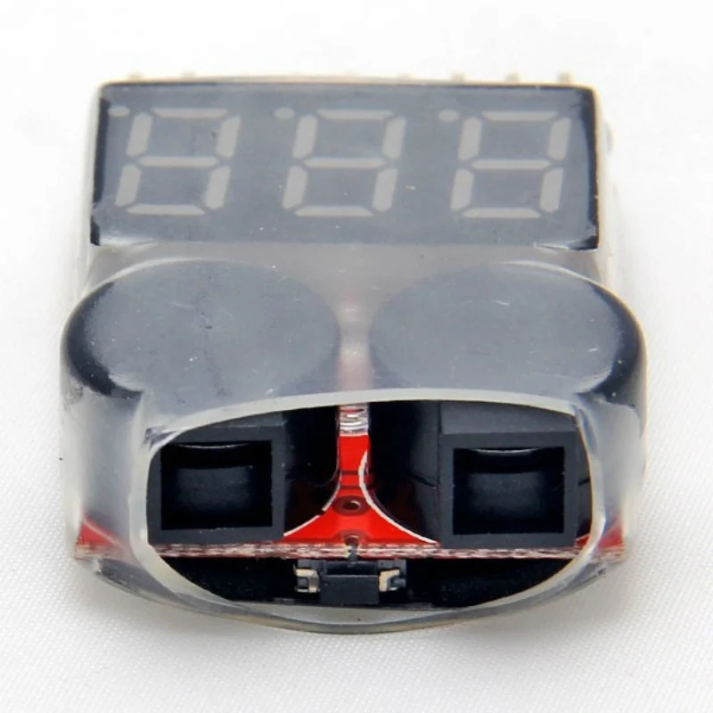 2-в-1 тестер напряжения аккумулятора низковольтный зуммер сигнализации 1-8S