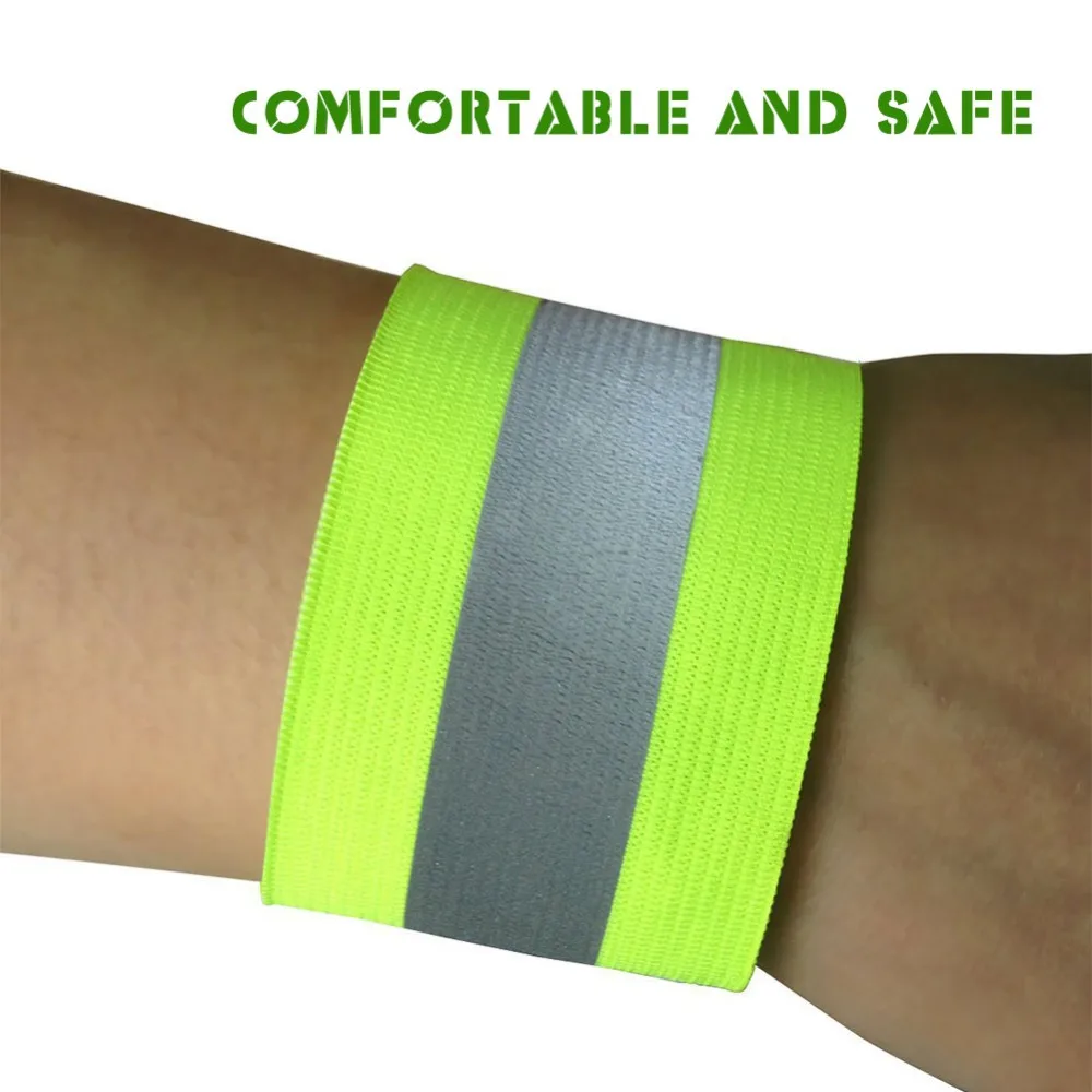 Светоотражающий безопасный ремешок наручные ног лодыжки на ремне