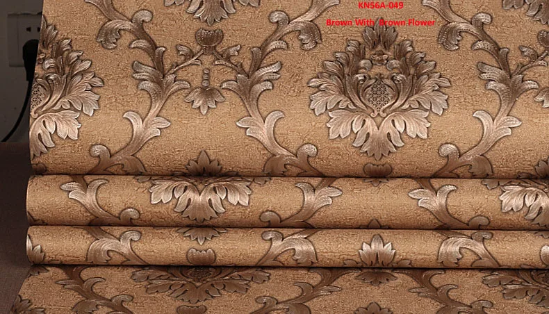 Желтый с золотым цветком наклейка (Настенная бумага) для