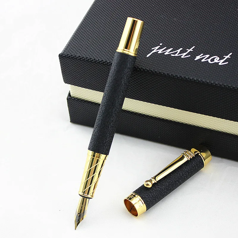 

Ручка перьевая Iraurita 0,5 мм, чернильная полностью металлическая с золотым зажимом, роскошные Канцтовары для школы и офиса