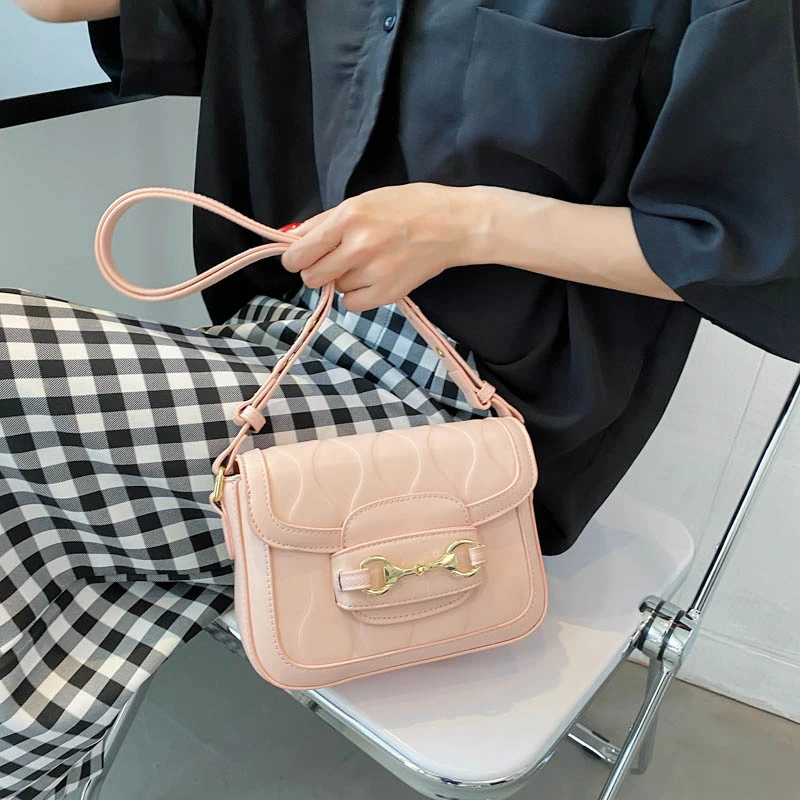 

Small Bag Female 2021New Trendy Fashion Retro High Quality Female Bag Texture One-shoulder Small Square Bag Messenger Bag Purse