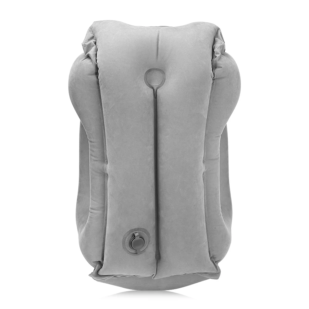 Inflatable Air Pillow Travel Bolster Frontal Comfortable Sleep Plane Car Soft Cushion Trip Foldable Blow Neck | Дом и сад