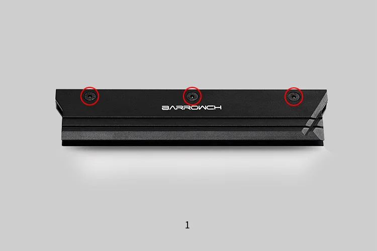 Barrowch ram блок используется для 2шт/4 шт ram 2/4 канальный охлаждаемый радиатор с OLED цифровым дисплеем температура/динамический цветной экран
